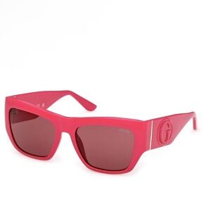 Guess Vibrant Pink Square Sunglasses